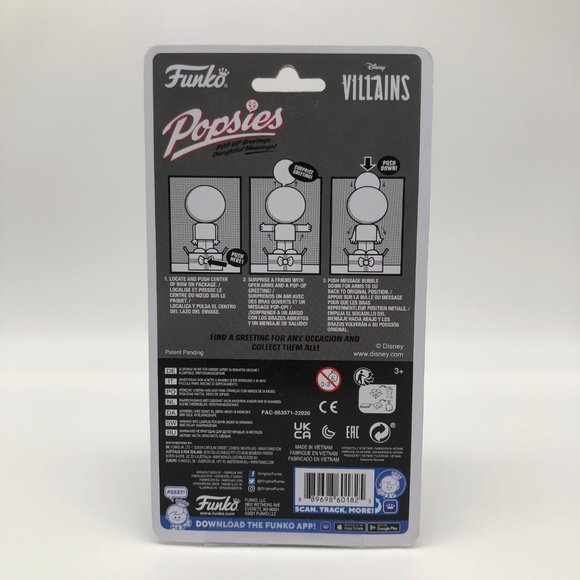 Funko POPsies Disney Villains Cruella De Vil Pop-Up Greetings Figure Mothers Day - Picture 4 of 4